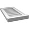 Ekena Millwork Vertical Surface Mount PVC Gable Vent w/ 2"W x 2"H , Brickmould Sill Frame, 12"W x 22"H GVPVE12X2203SN - alternate 2
